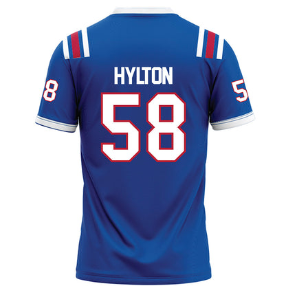 LA Tech - NCAA Football : Tye Hylton - Blue Football Jersey-1