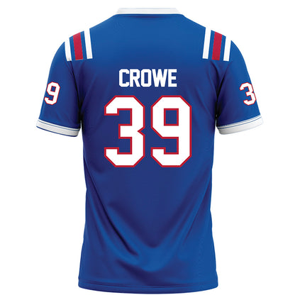 LA Tech - NCAA Football : Jacoryian Crowe - Blue Football Jersey-1