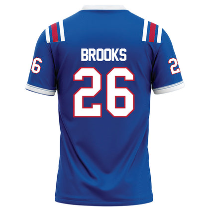 LA Tech - NCAA Football : Dylone Brooks - Blue Football Jersey-1