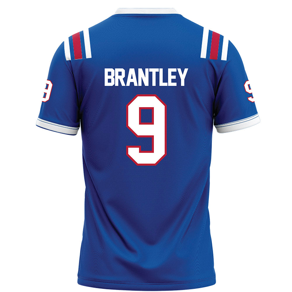 LA Tech - NCAA Football : Joshua Brantley - Blue Football Jersey-1