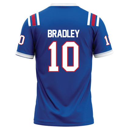 LA Tech - NCAA Football : Jackson Bradley - Blue Football Jersey-1