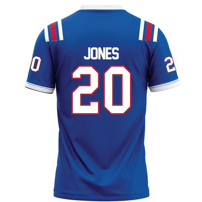 LA Tech - NCAA Football : Ty Jones - Blue Football Jersey-1