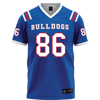 LA Tech - NCAA Football : Talyn Shettron - Blue Football Jersey-0