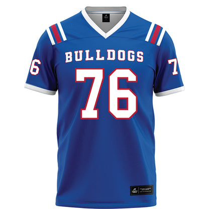 LA Tech - NCAA Football : Cyler Corn - Blue Football Jersey-0