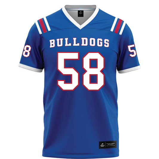 LA Tech - NCAA Football : Tye Hylton - Blue Football Jersey-0