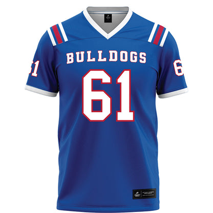 LA Tech - NCAA Football : Ervin Smith - Blue Football Jersey-0