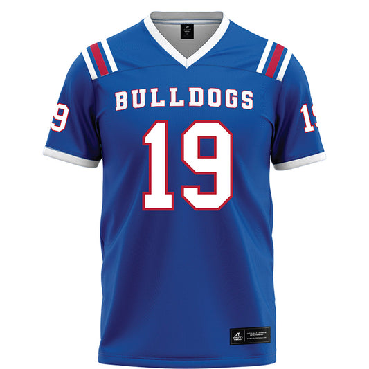 LA Tech - NCAA Football : Mason Welch - Blue Football Jersey-0