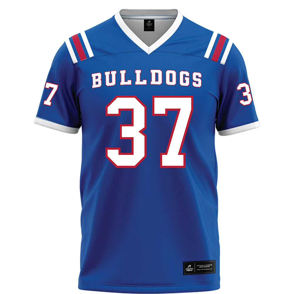 LA Tech - NCAA Football : Zachary Jackson - Blue Football Jersey-0