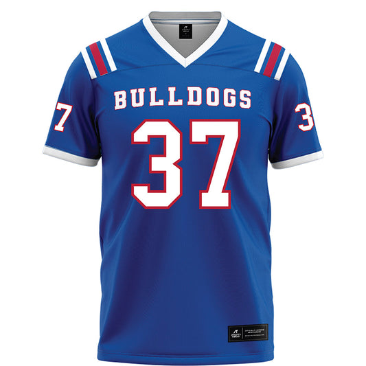 LA Tech - NCAA Football : Zachary Jackson - Blue Football Jersey-0