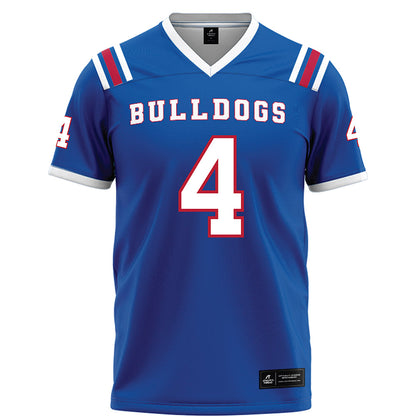 LA Tech - NCAA Football : Kam franklin - Blue Football Jersey-0