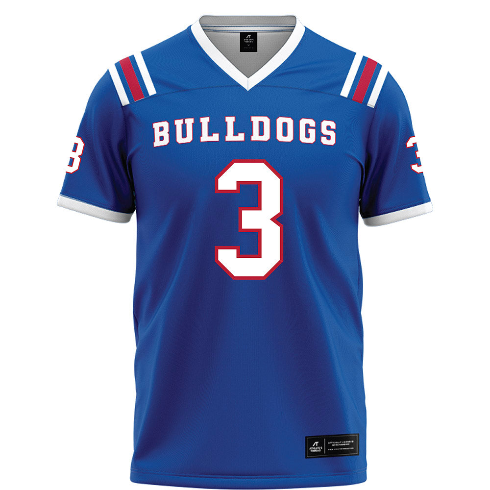 LA Tech - NCAA Football : Kameron Carter - Blue Football Jersey-0
