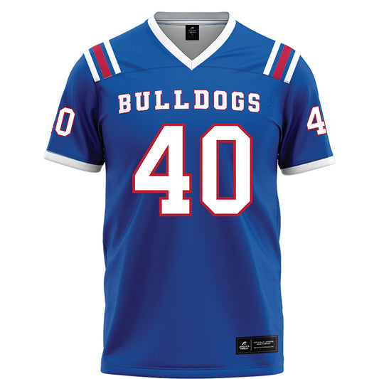 LA Tech - NCAA Football : Ayden Combs - Blue Football Jersey-0