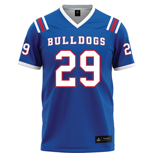 LA Tech - NCAA Football : Lexington Matthews - Blue Football Jersey-0