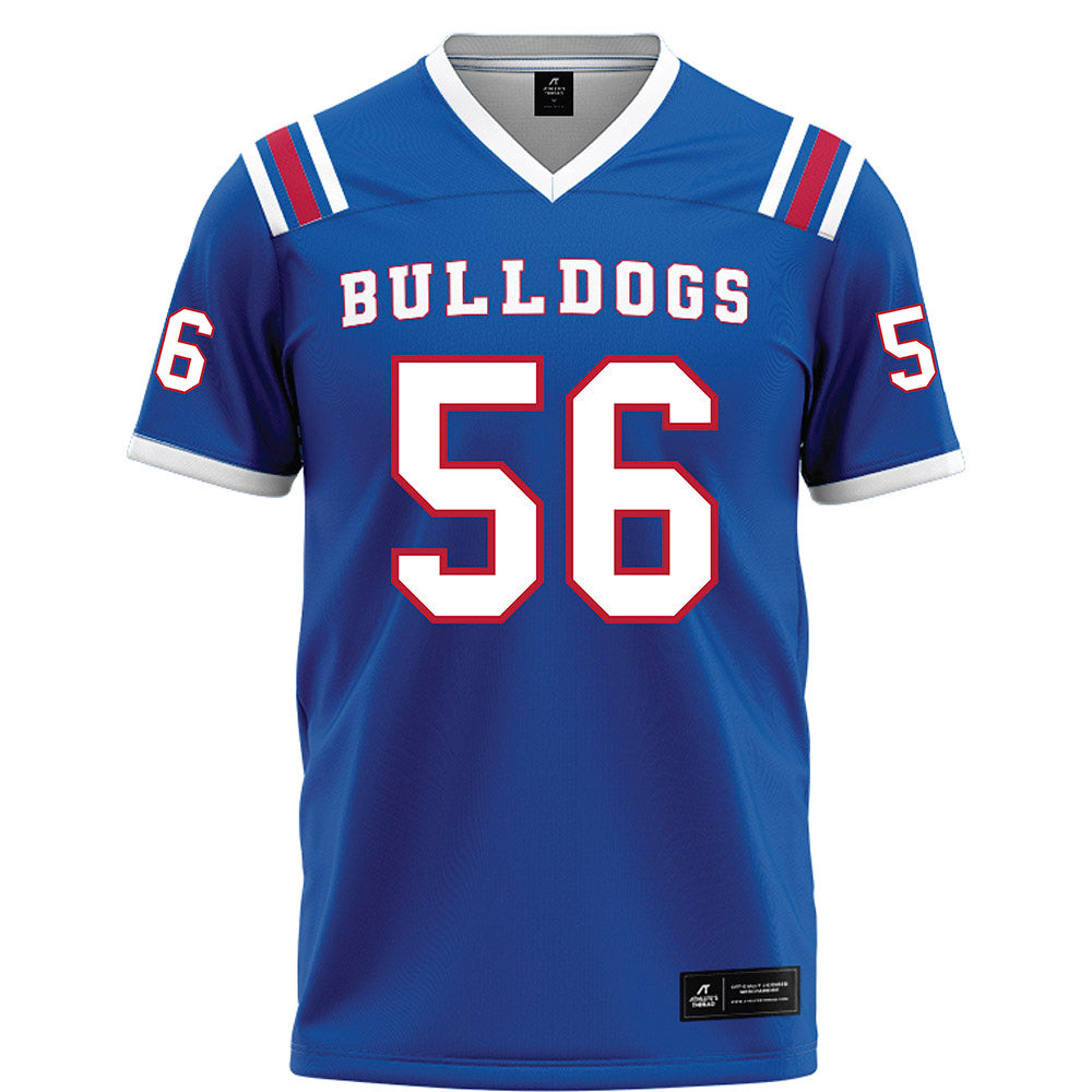 LA Tech - NCAA Football : Andrew Richard - Blue Football Jersey-0
