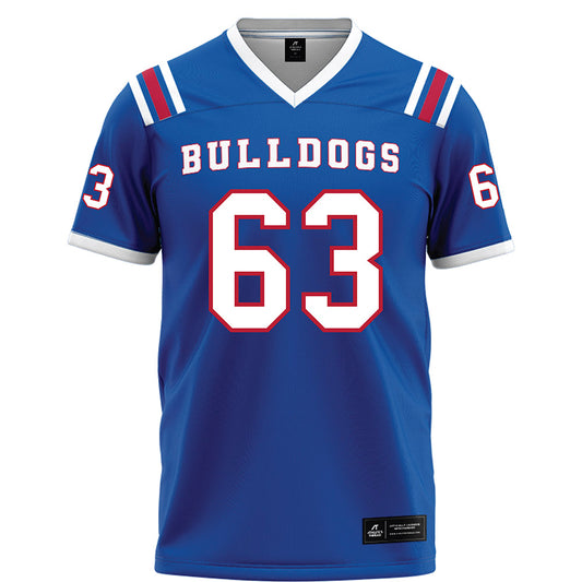 LA Tech - NCAA Football : Kaleb Campbell - Blue Football Jersey-0