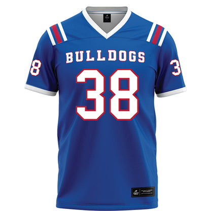 LA Tech - NCAA Football : Kaegank Kent - Blue Football Jersey-0