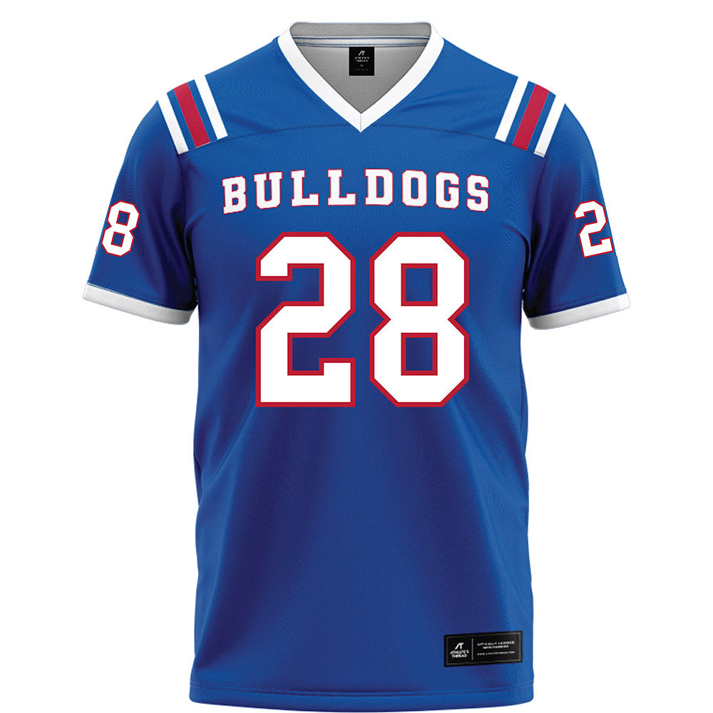 LA Tech - NCAA Football : Jeremiah Smith - Blue Football Jersey-0