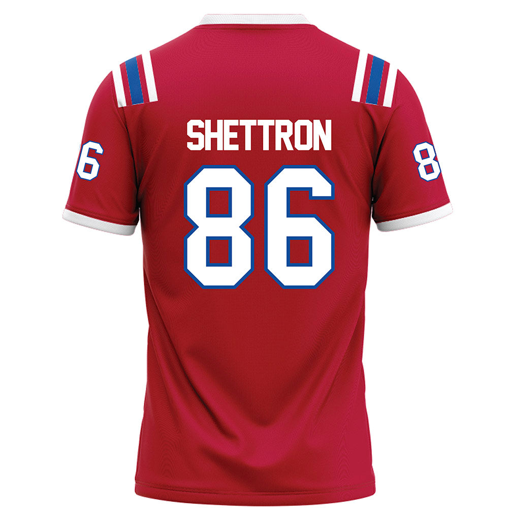 LA Tech - NCAA Football : Talyn Shettron - Red Football Jersey-1