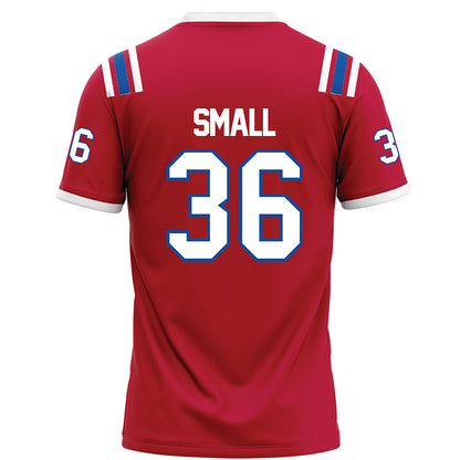 LA Tech - NCAA Football : Riley Small - Red Football Jersey-1