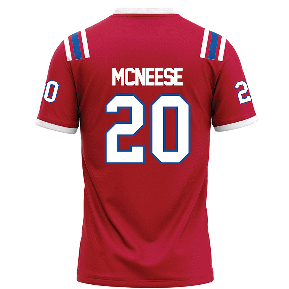 LA Tech - NCAA Football : Kenyatta McNeese - Red Football Jersey-1