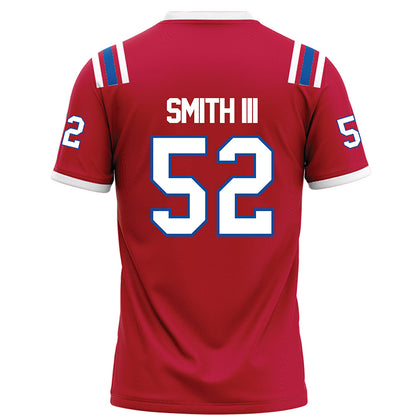 LA Tech - NCAA Football : Troy Smith III - Red Football Jersey-1