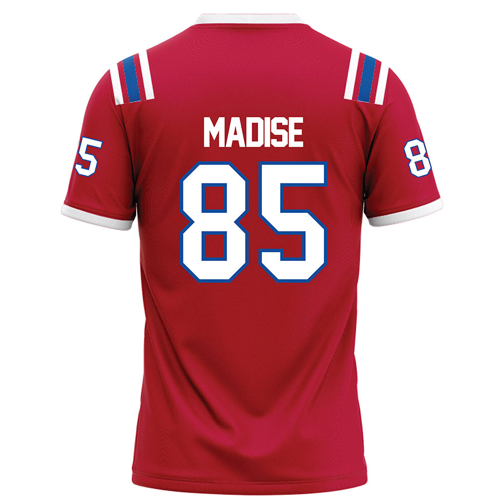 LA Tech - NCAA Football : Adem Madise - Red Football Jersey-1