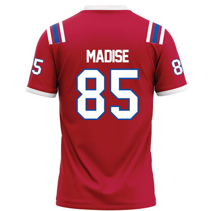 LA Tech - NCAA Football : Adem Madise - Red Football Jersey-1