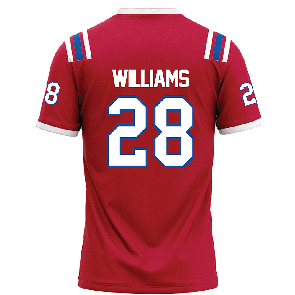 LA Tech - NCAA Football : Harrison Williams - Red Football Jersey-1