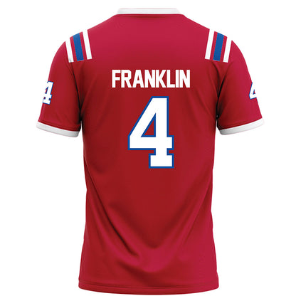 LA Tech - NCAA Football : Kam franklin - Red Football Jersey-1