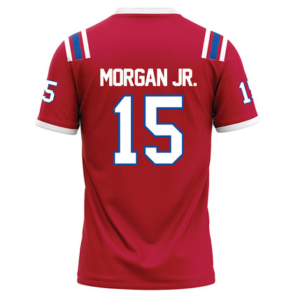 LA Tech - NCAA Football : Franklin Morgan Jr. - Red Football Jersey-1