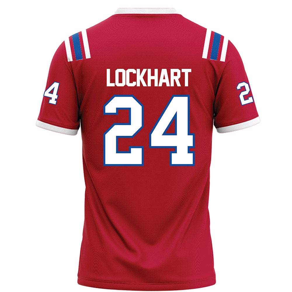 LA Tech - NCAA Football : Javari Lockhart - Red Football Jersey-1
