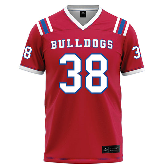 LA Tech - NCAA Football : Kaegank Kent - Red Football Jersey-0