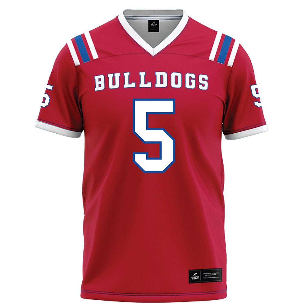 LA Tech - NCAA Football : Benji Johnson - Red Football Jersey-0