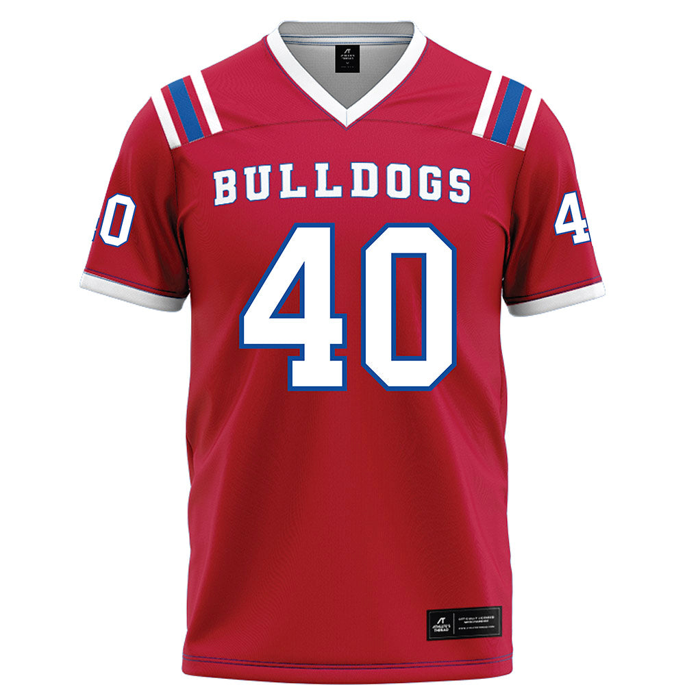 LA Tech - NCAA Football : Ayden Combs - Red Football Jersey-0