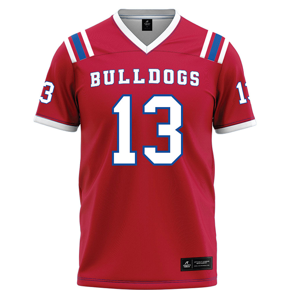 LA Tech - NCAA Football : Marcus Moultrie III - Red Football Jersey-0