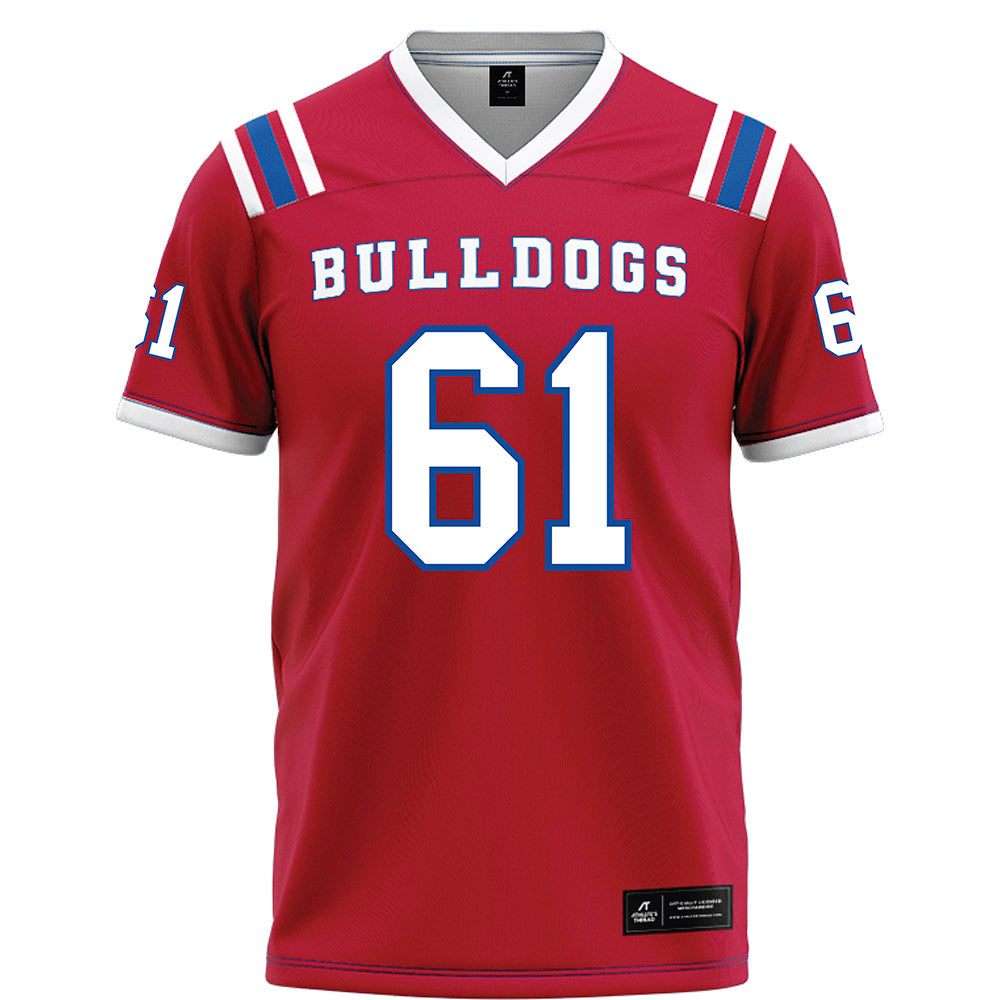 LA Tech - NCAA Football : Ervin Smith - Red Football Jersey-0
