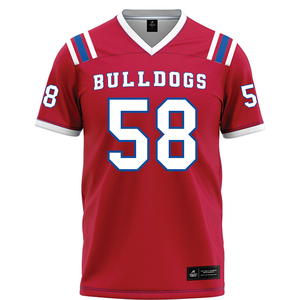 LA Tech - NCAA Football : Tye Hylton - Red Football Jersey-0