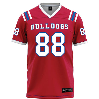 LA Tech - NCAA Football : Johnnie Thiel IV - Red Football Jersey-0