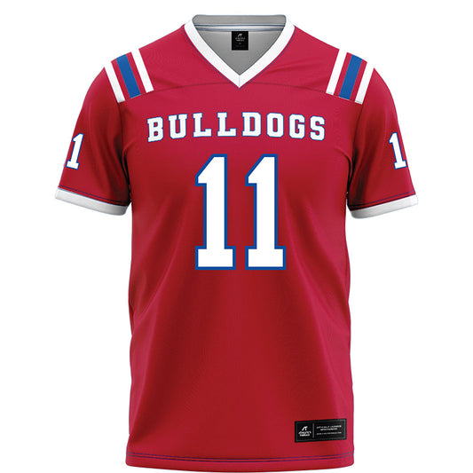 LA Tech - NCAA Football : Cedric Woods - Red Football Jersey