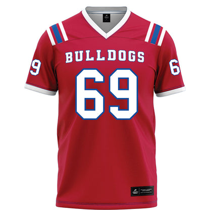 LA Tech - NCAA Football : Trent Sims - Red Football Jersey-0