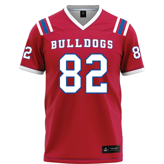 LA Tech - NCAA Football : Luke Seib - Red Football Jersey-0