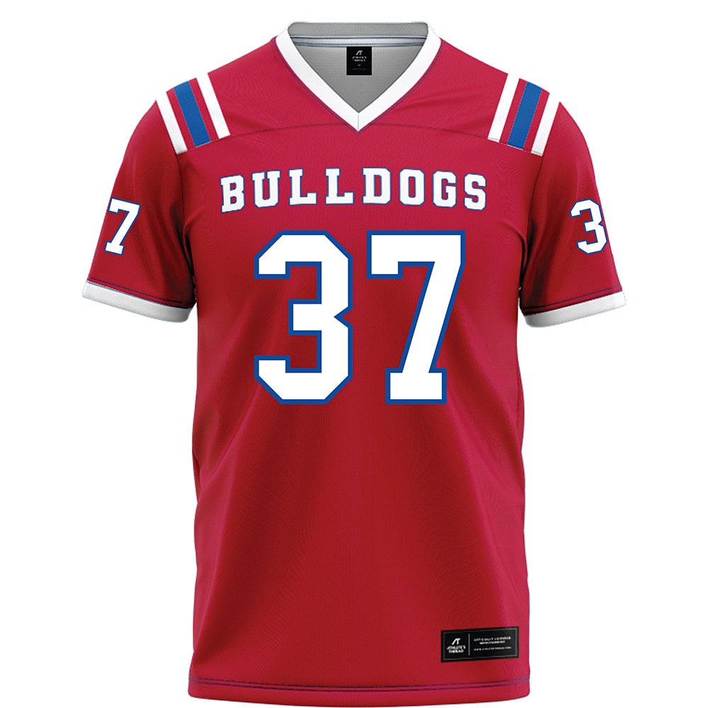 LA Tech - NCAA Football : Zachary Jackson - Red Football Jersey-0