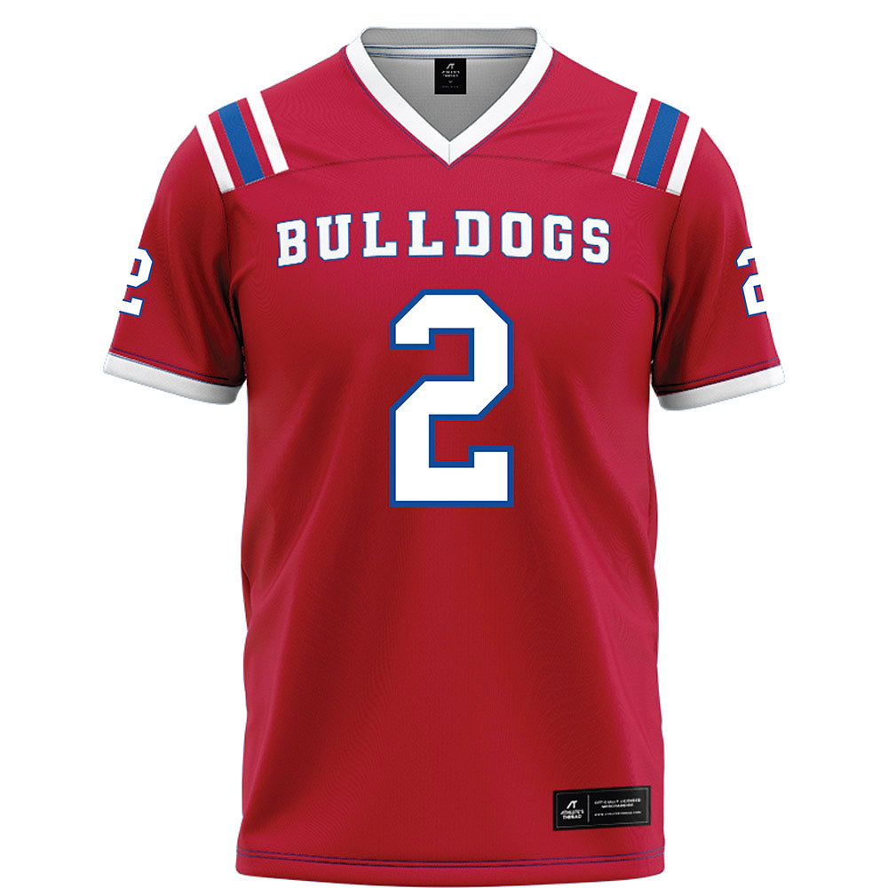 LA Tech - NCAA Football : Trey Kukuk - Red Football Jersey-0