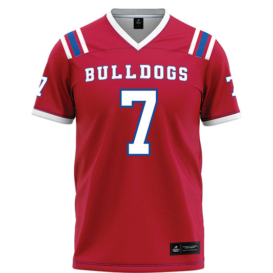 LA Tech - NCAA Football : Janard Lockhardt - Red Football Jersey-0