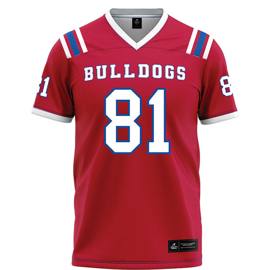 LA Tech - NCAA Football : William Mayes - Red Football Jersey-0