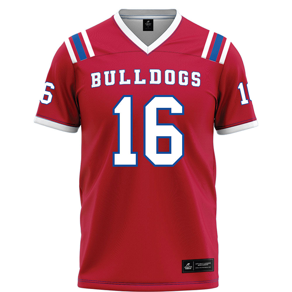 LA Tech - NCAA Football : Taeden Rogers - Red Football Jersey-0
