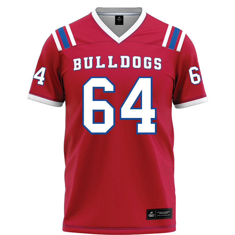 LA Tech - NCAA Football : Jake Acklin - Red Football Jersey