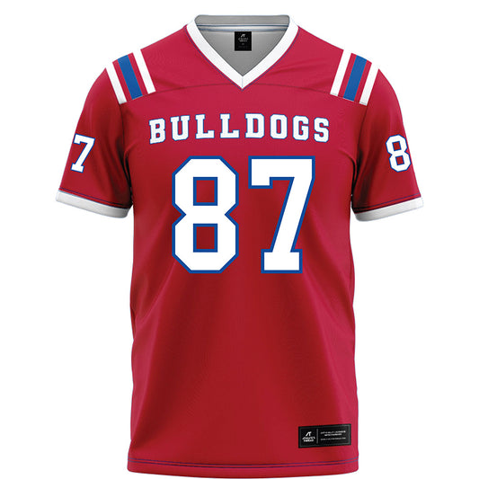 LA Tech - NCAA Football : Brayden Bockler - Red Football Jersey-0