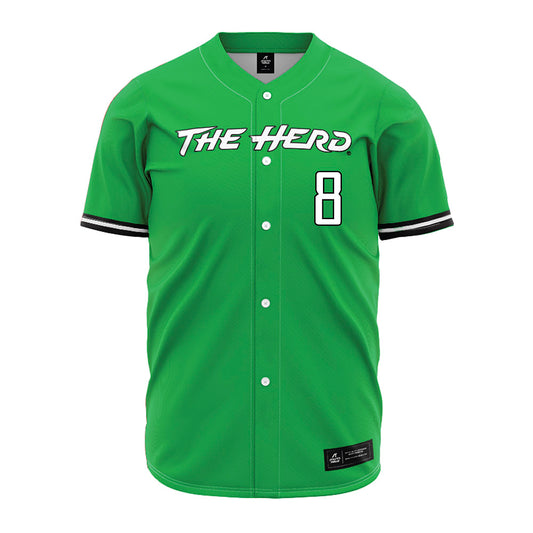 Marshall - NCAA Baseball : Bryce Blevins - Green Jersey-0