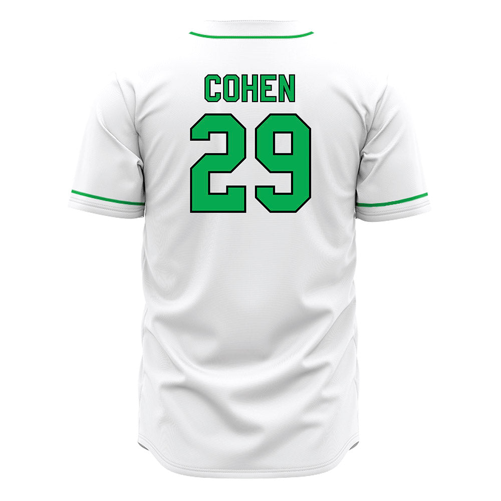 Marshall - NCAA Baseball : Ben Cohen - White Jersey-1